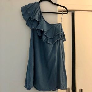 LIKE NEW ZARA Mini Denim Dress